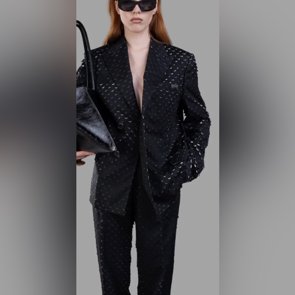 Helmut Lang Hole Punched Car Blazer